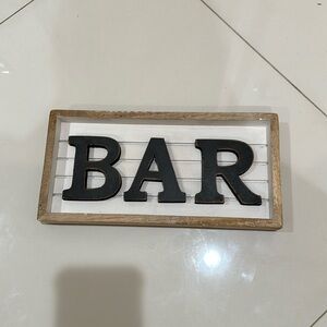 Bar Cart Sign